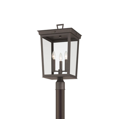 Belmont Outdoor Post Light in Detail.