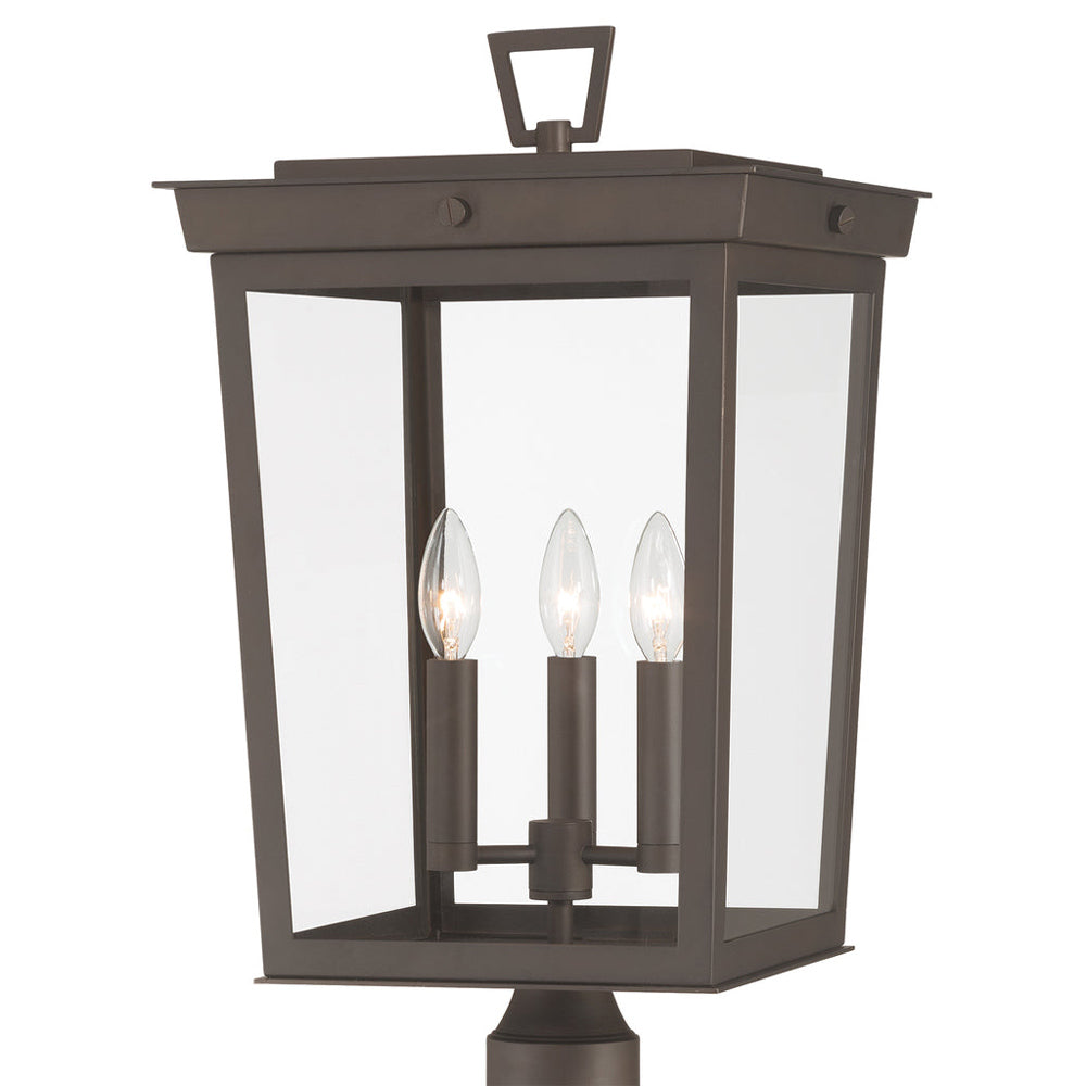 Belmont Outdoor Post Light in Detail.