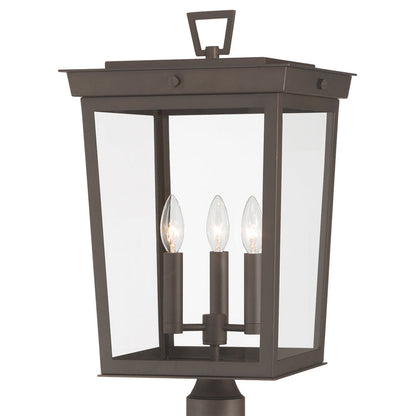 Belmont Outdoor Post Light in Detail.