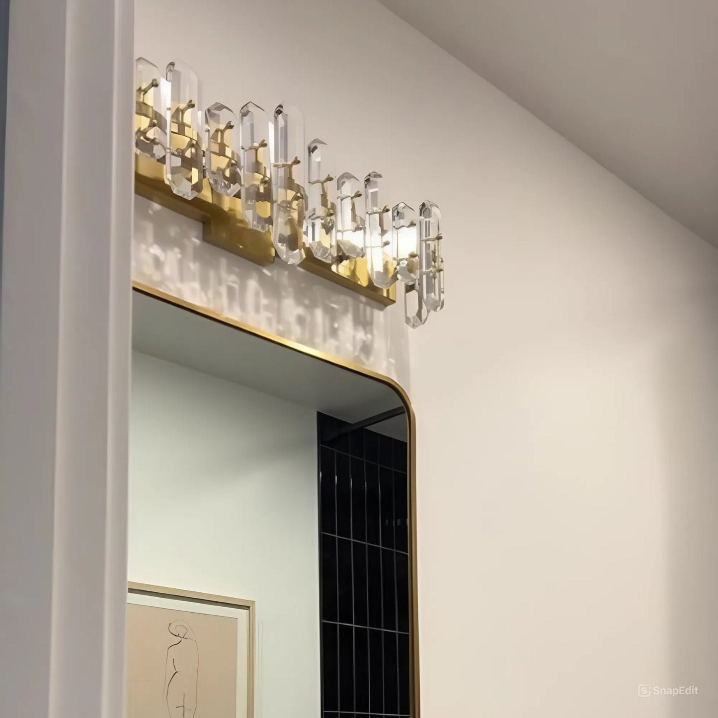 Bolton Bath Wall Light in bathroom.