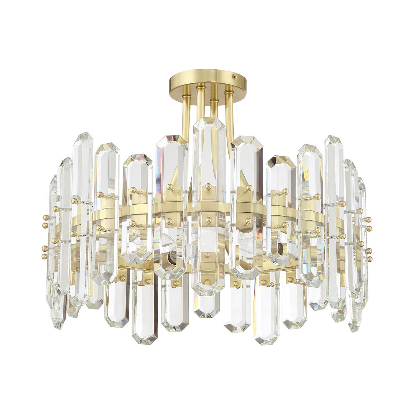 Bolton Semi Flush Mount Ceiling Light in Detail.