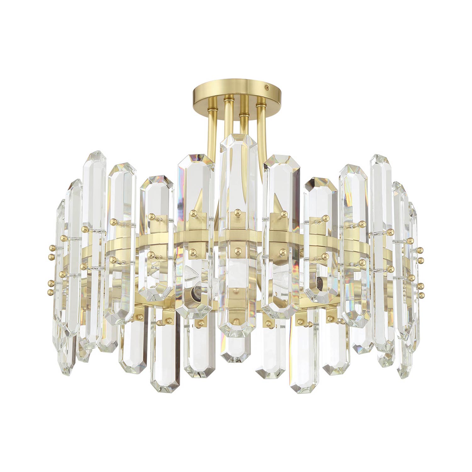 Bolton Semi Flush Mount Ceiling Light in Detail.