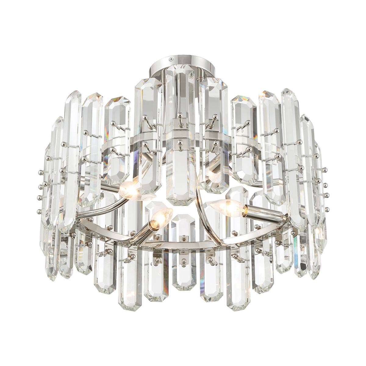 Bolton Semi Flush Mount Ceiling Light in Detail.