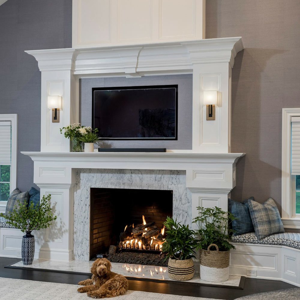 Brent Wall Light in living room.