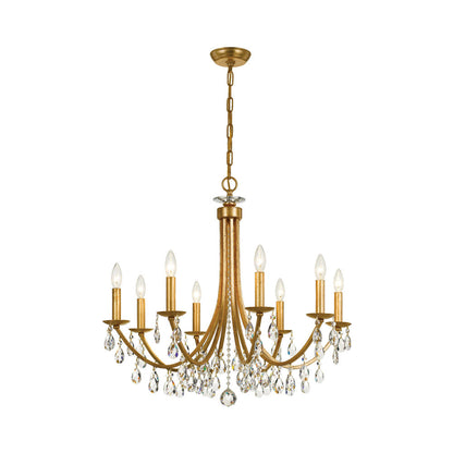 Bridgehampton Chandelier in Antique Gold (8-Light).