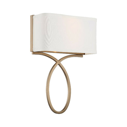 Brinkley Wall Light in Vibrant Gold.