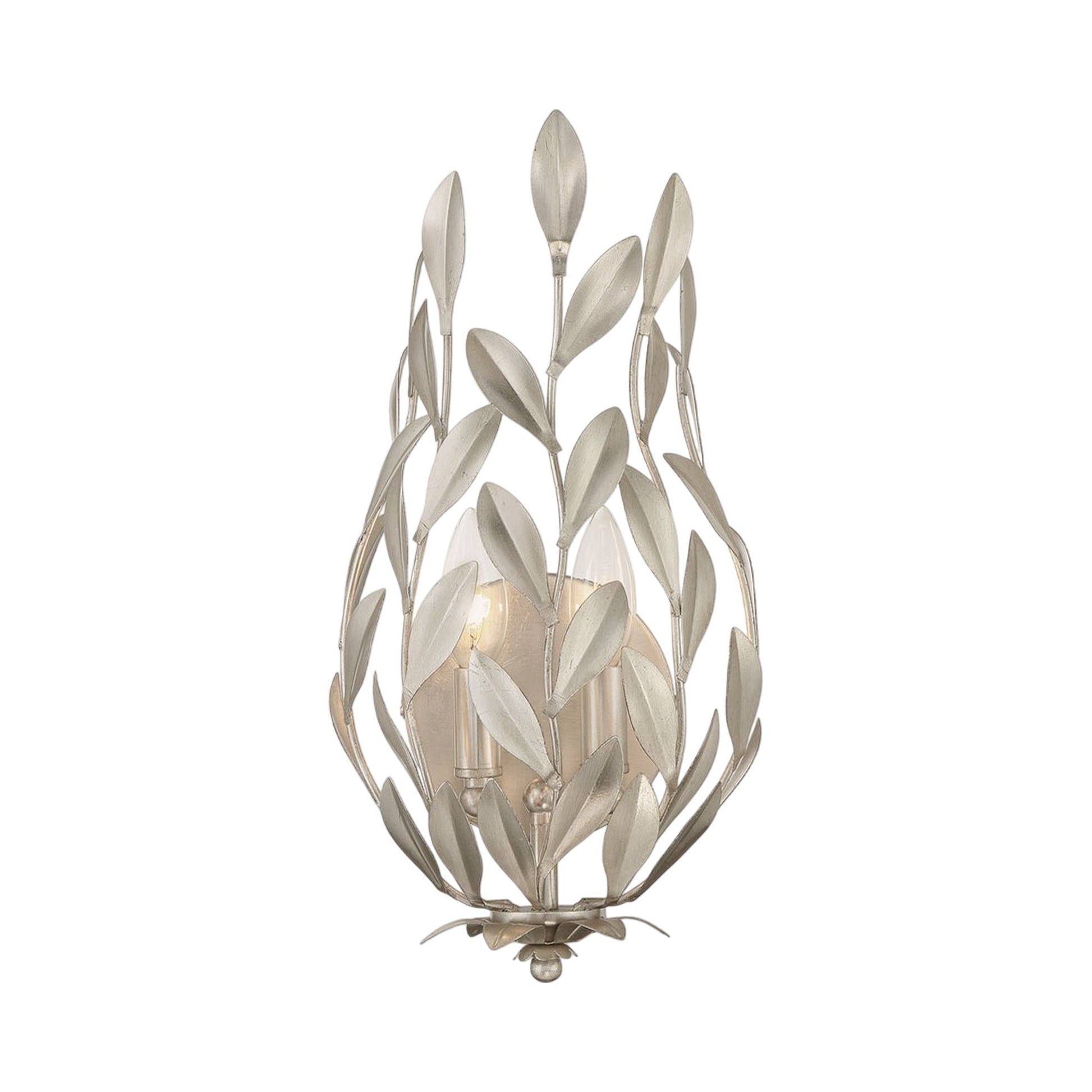 Broche 561 Wall Light in Antique Silver.