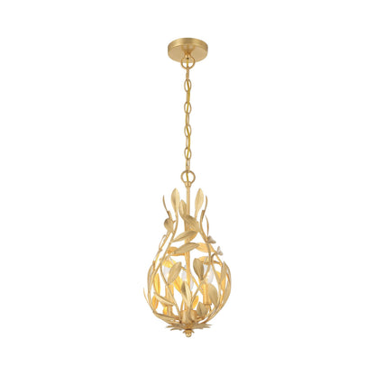 Broche 565 Chandelier in Antique Gold.