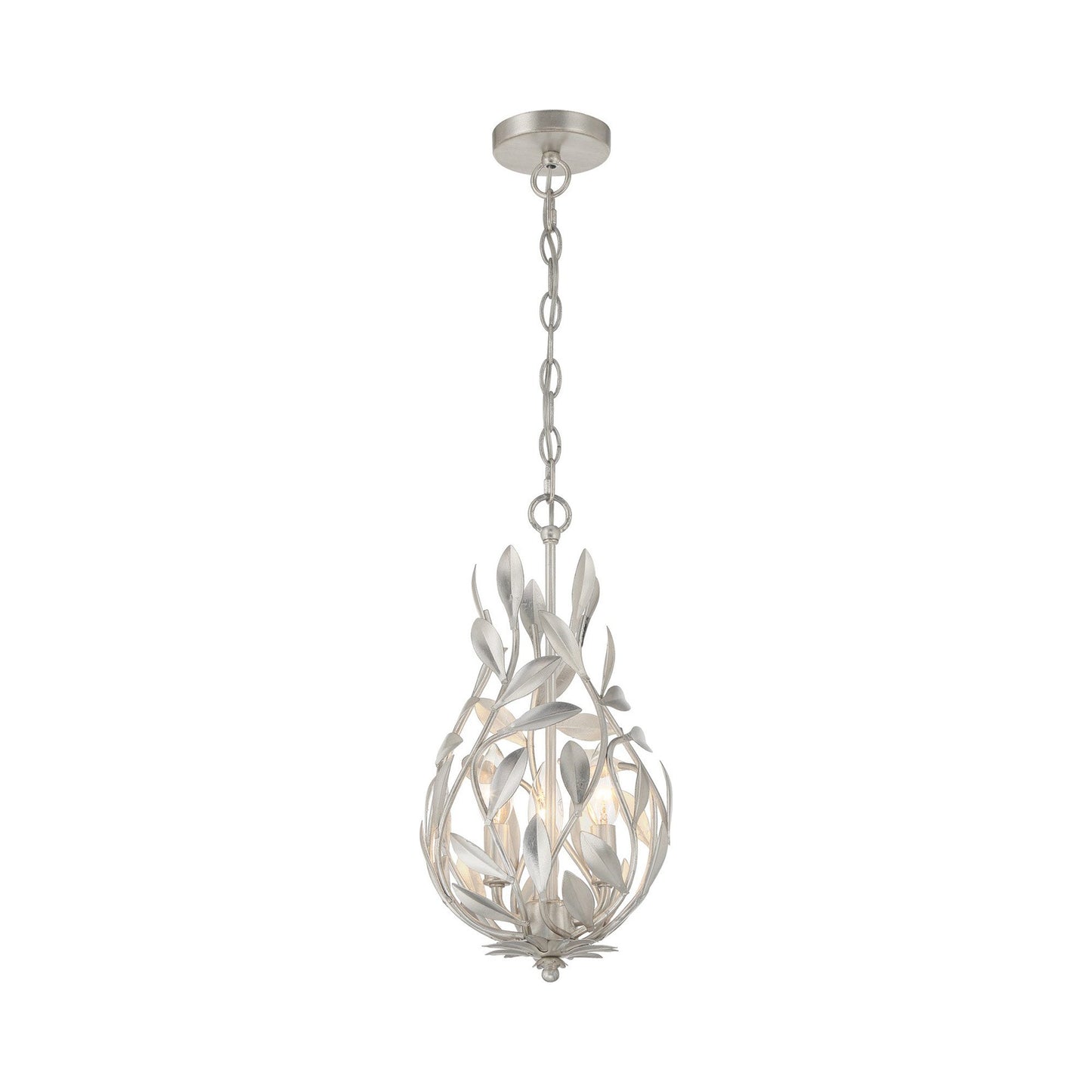 Broche 565 Chandelier in Antique Silver.