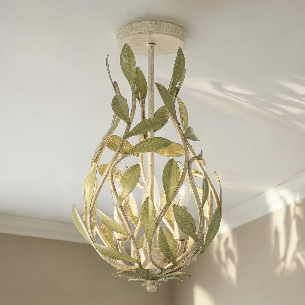 Broche 565 Semi Flush Mount Ceiling Light in Detail.