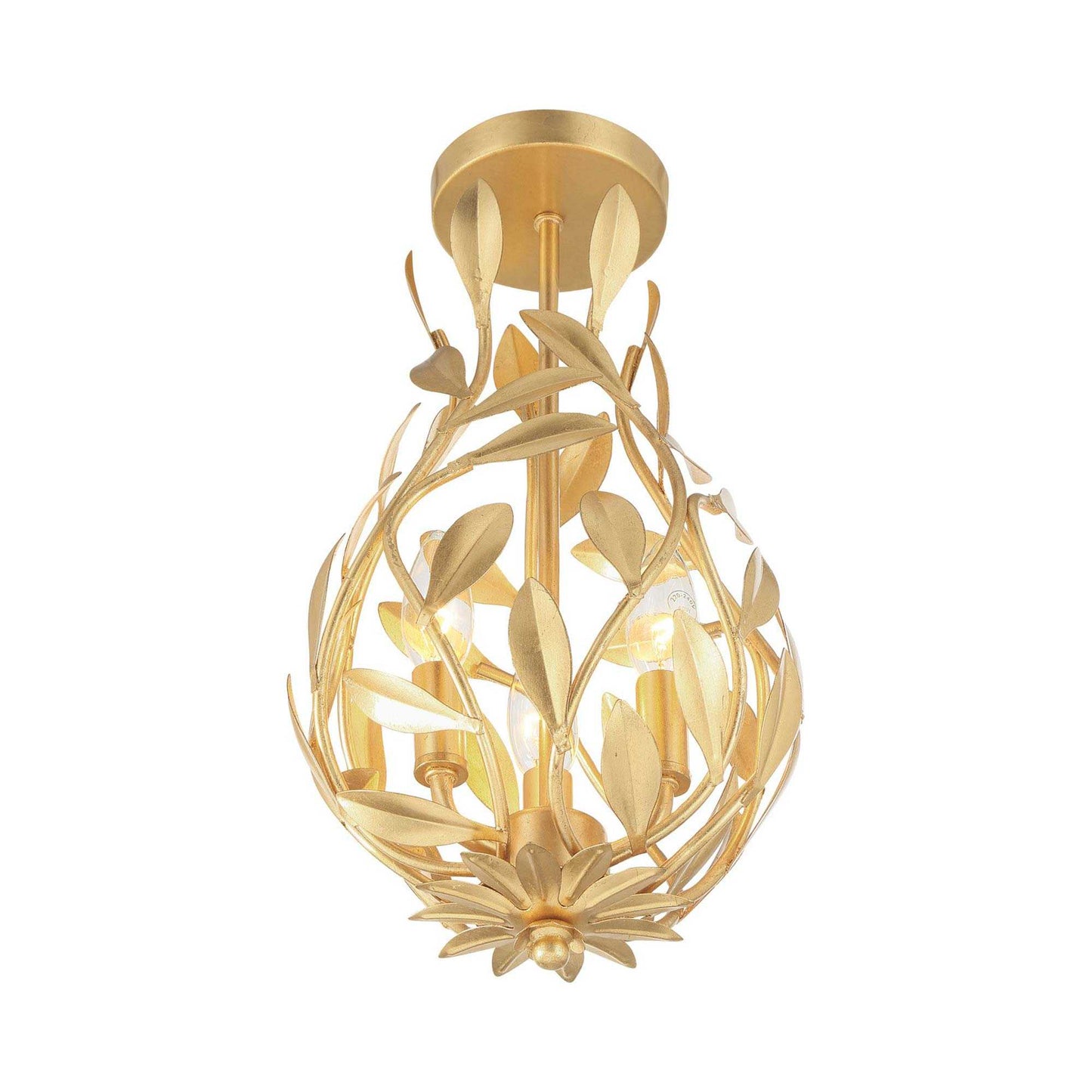 Broche 565 Semi Flush Mount Ceiling Light in Detail.