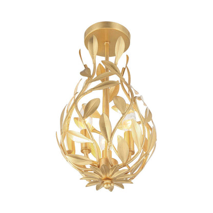 Broche 565 Semi Flush Mount Ceiling Light in Detail.