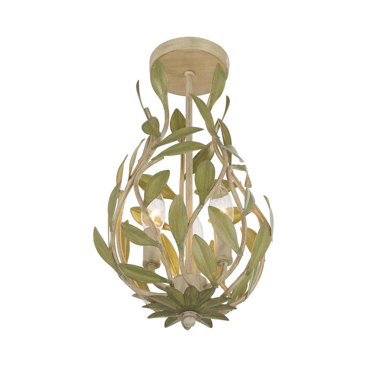 Broche 565 Semi Flush Mount Ceiling Light in Detail.