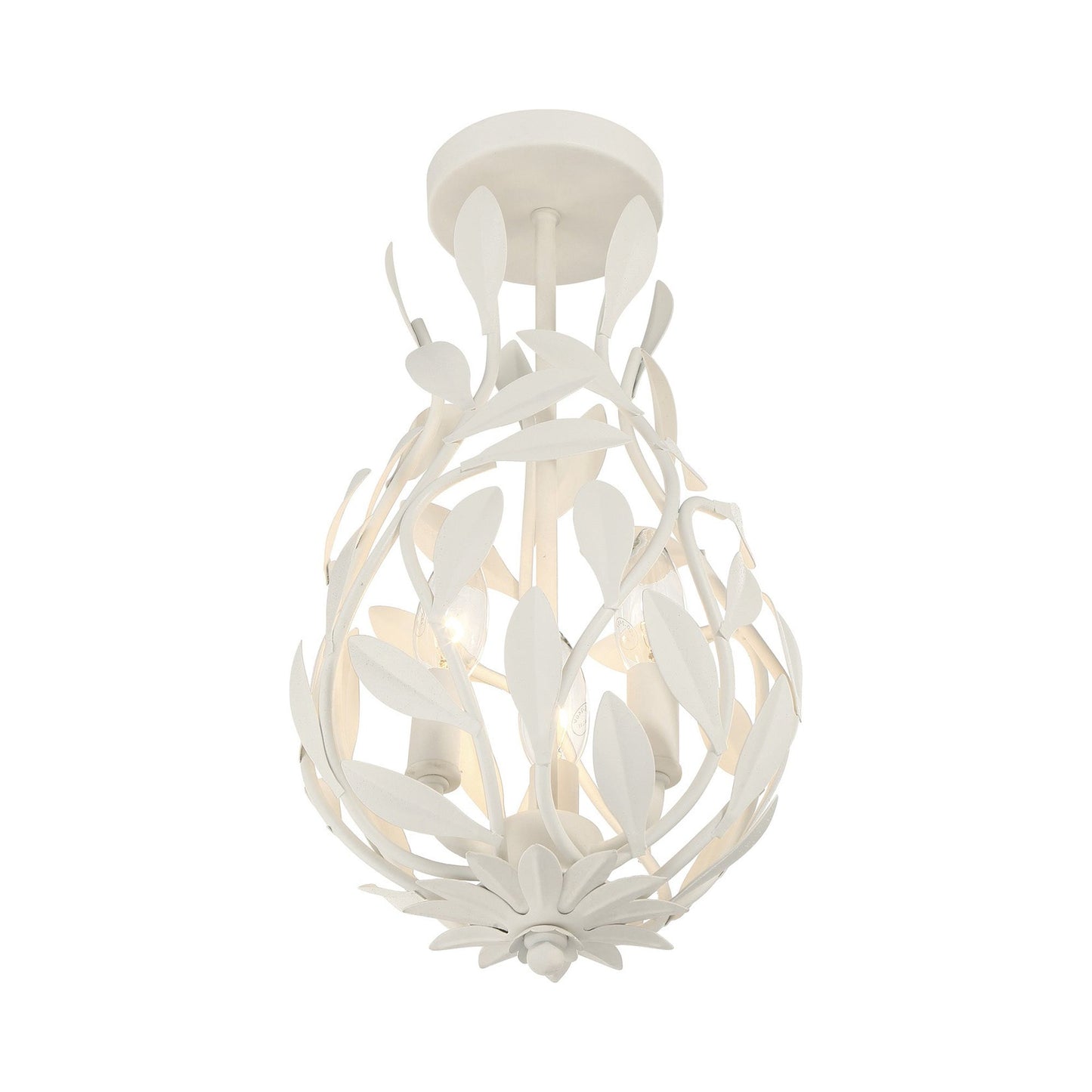 Broche 565 Semi Flush Mount Ceiling Light in Detail.