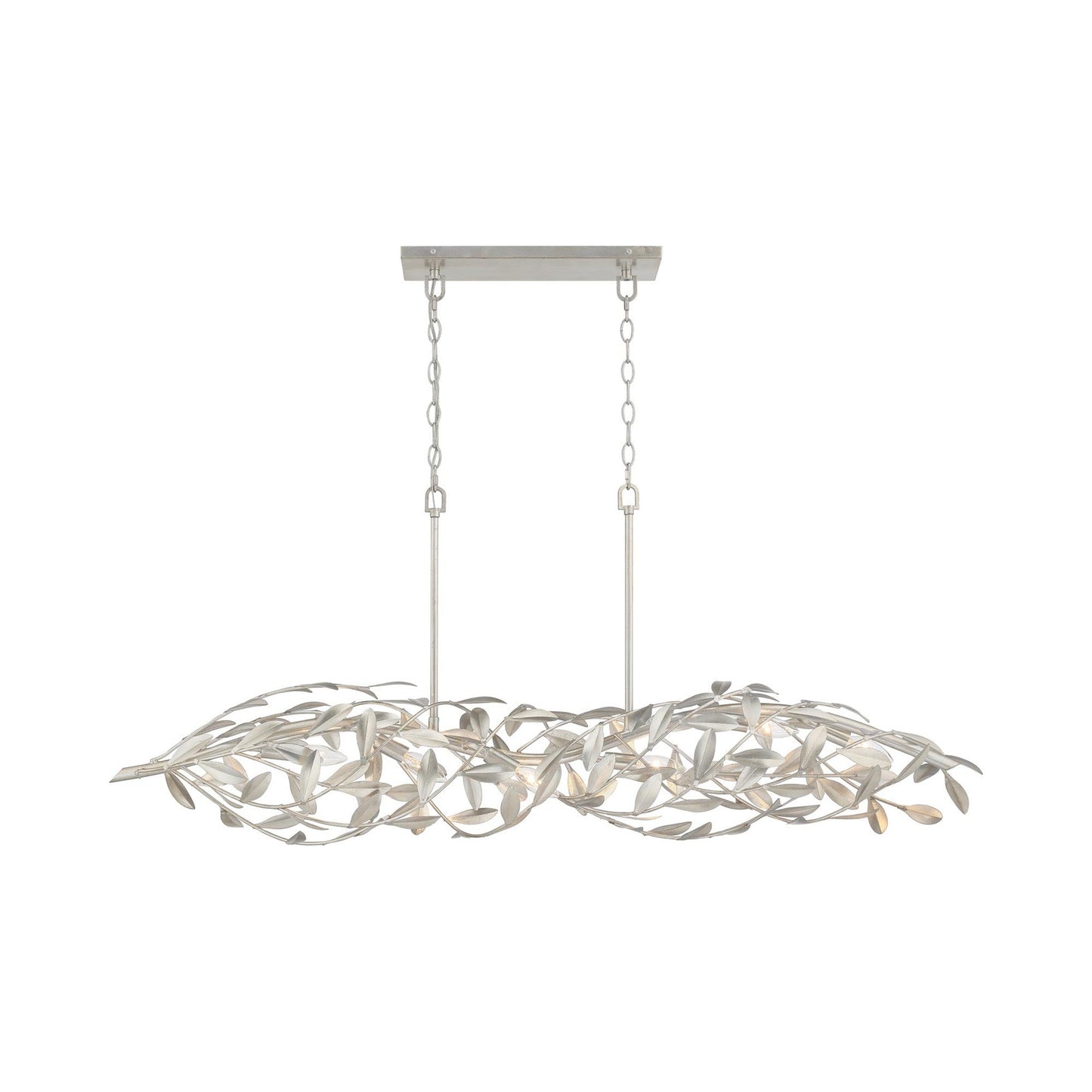 Broche 567 Linear Chandelier in Detail.