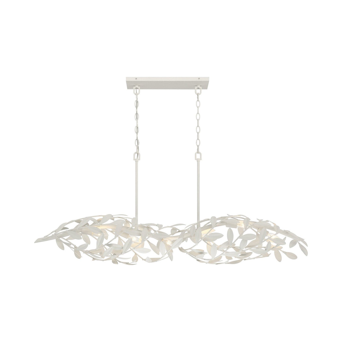 Broche 567 Linear Chandelier in Detail.