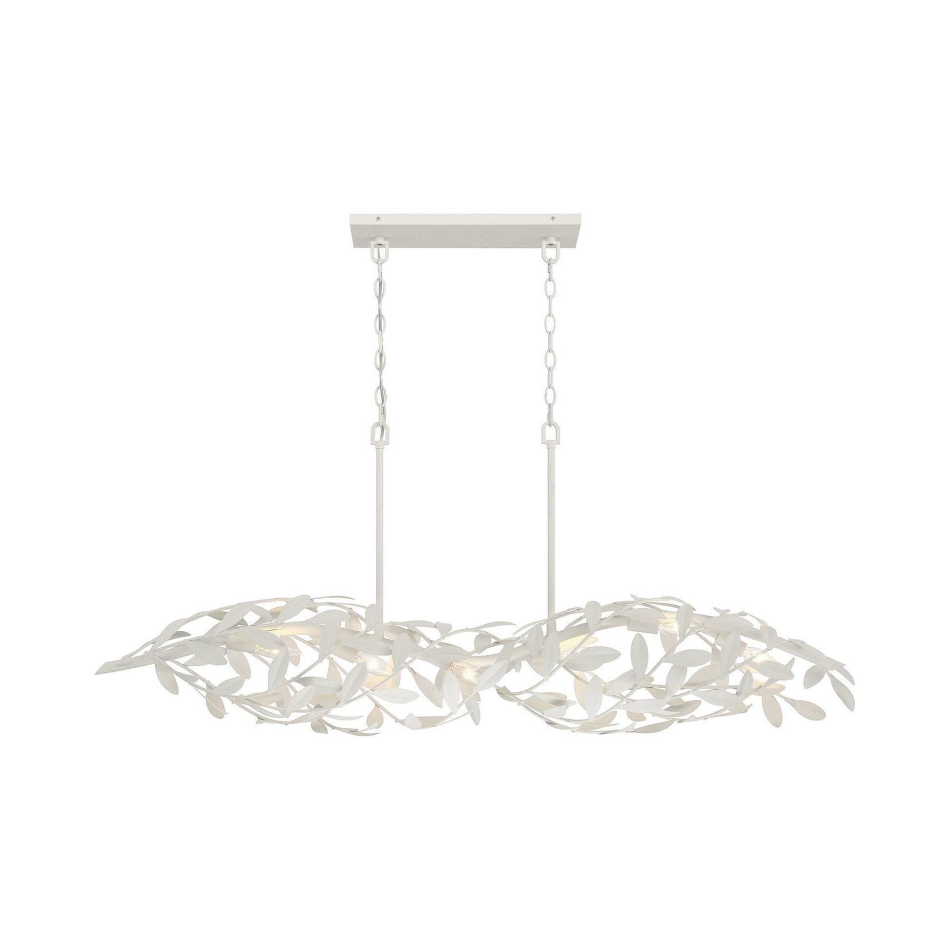 Broche 567 Linear Chandelier in Detail.
