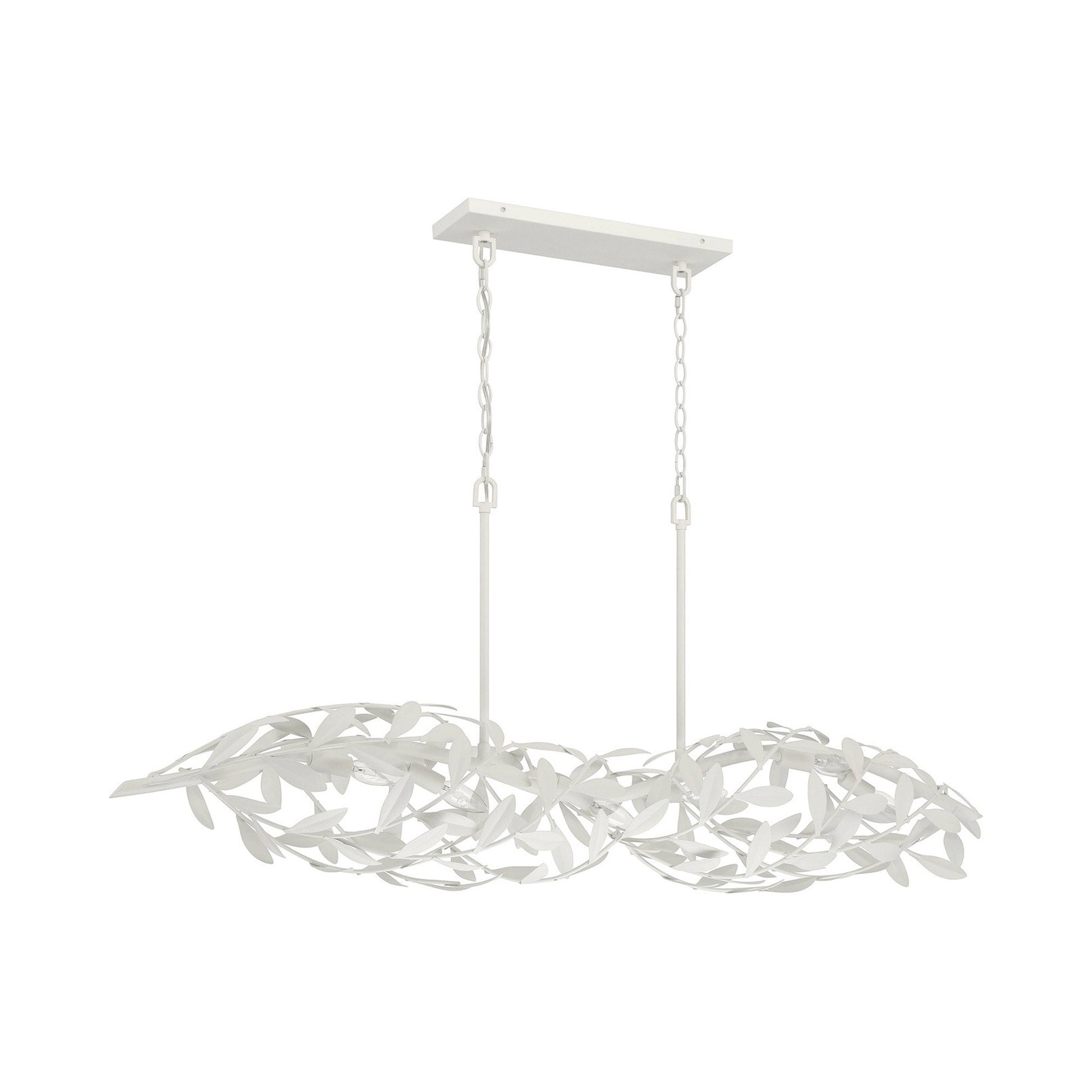 Broche 567 Linear Chandelier in Detail.