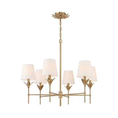 Broche 568 Chandelier in Antique Gold.