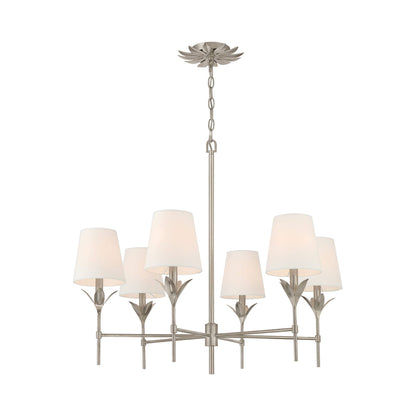 Broche 568 Chandelier in Antique Silver.