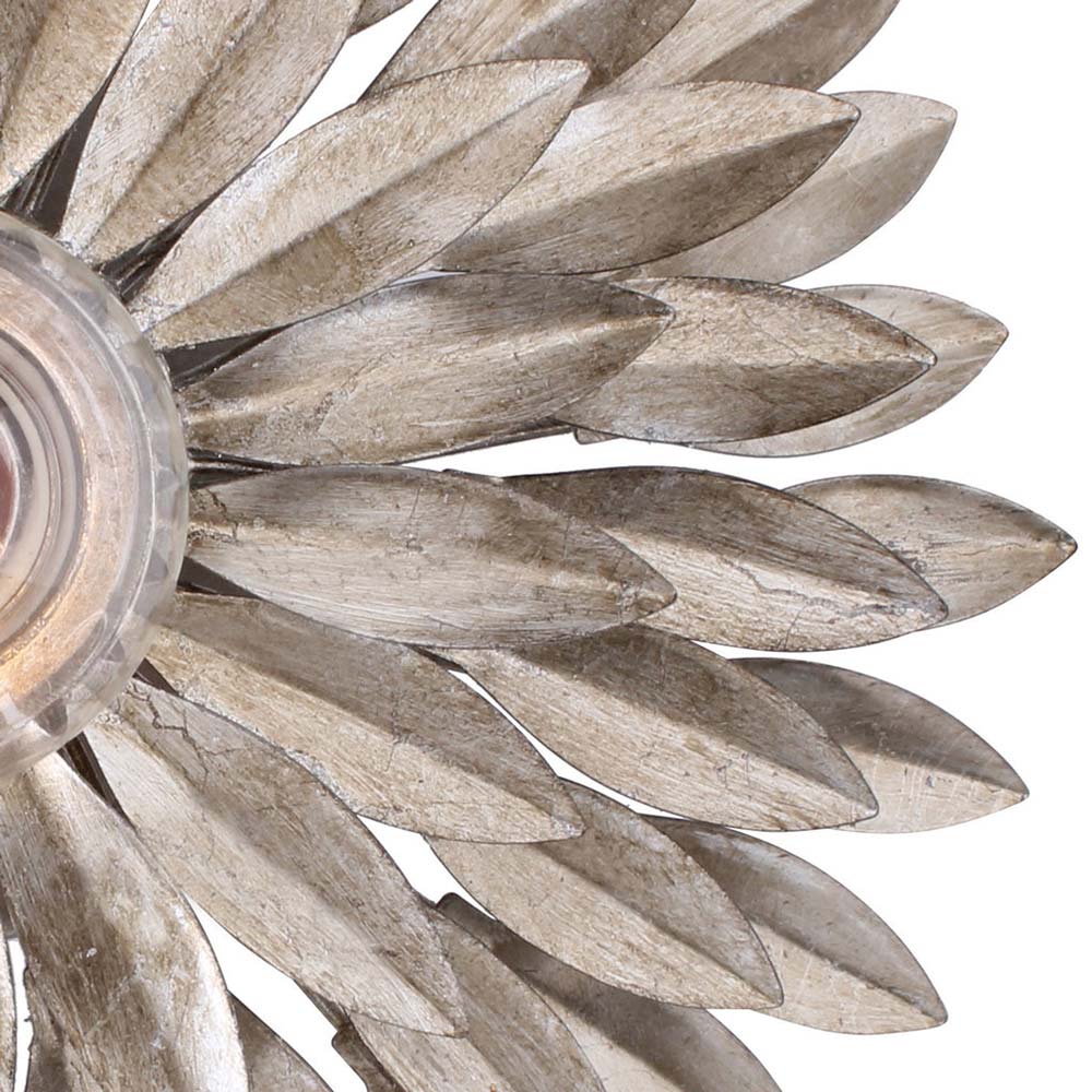 Broche Flower Flush Mount Ceiling Light in Detail.