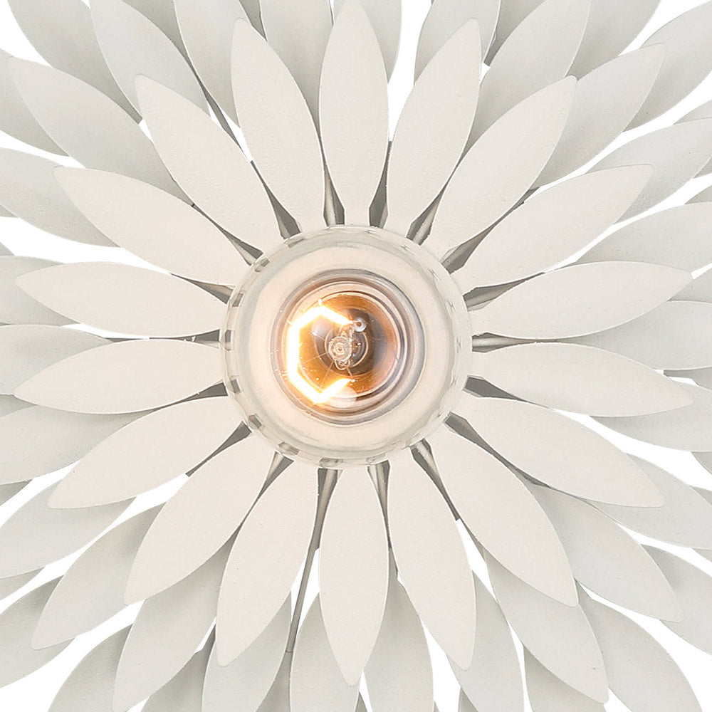 Broche Flower Flush Mount Ceiling Light in Detail.