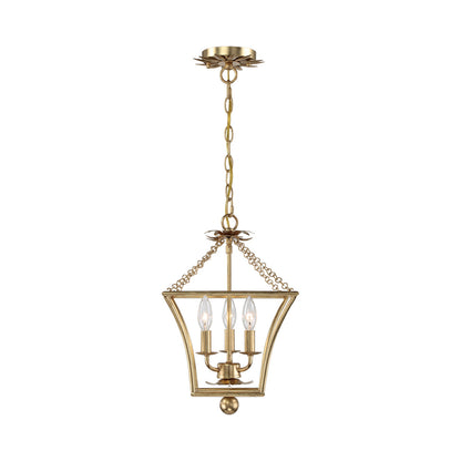 Broche Lantern Chandelier in Detail.