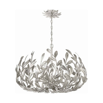 Broche Leaf Chandelier in Detail.