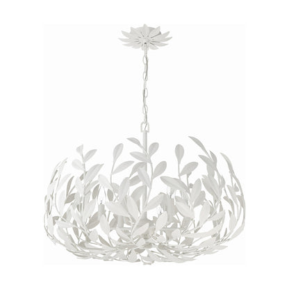 Broche Leaf Chandelier in Detail.