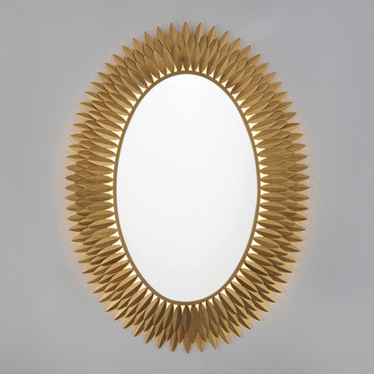 Broche LED Wall Mirror in Detail.