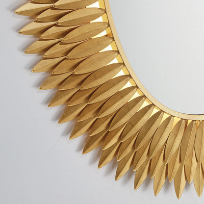 Broche LED Wall Mirror in Detail.