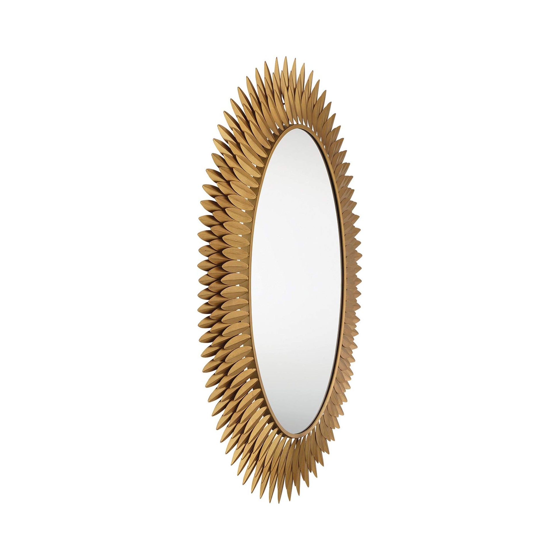 Broche LED Wall Mirror in Detail.