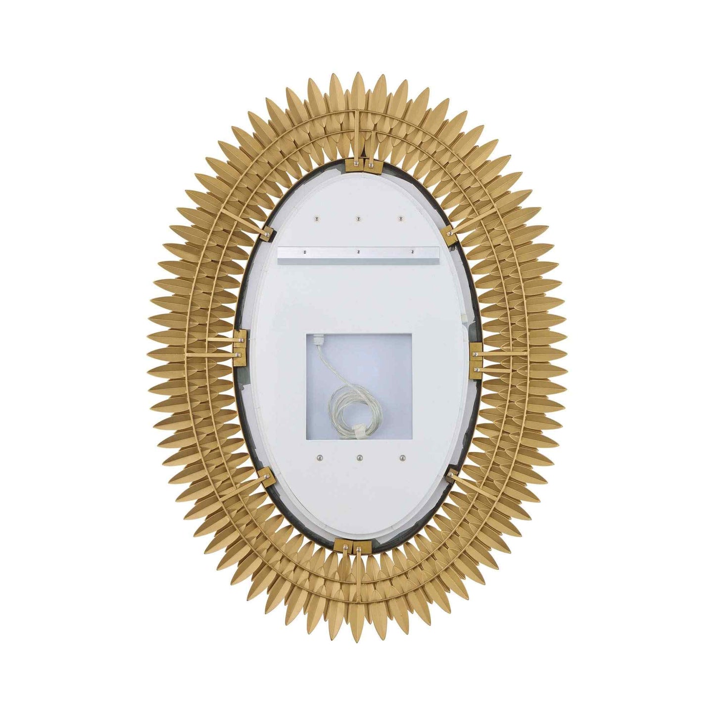Broche LED Wall Mirror in Detail.