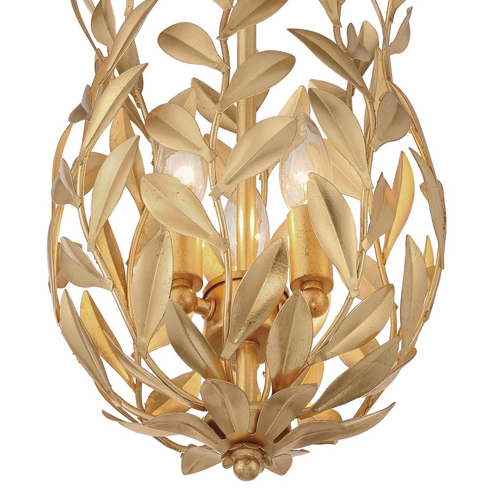 Broche Mini Pendant Light in Detail.