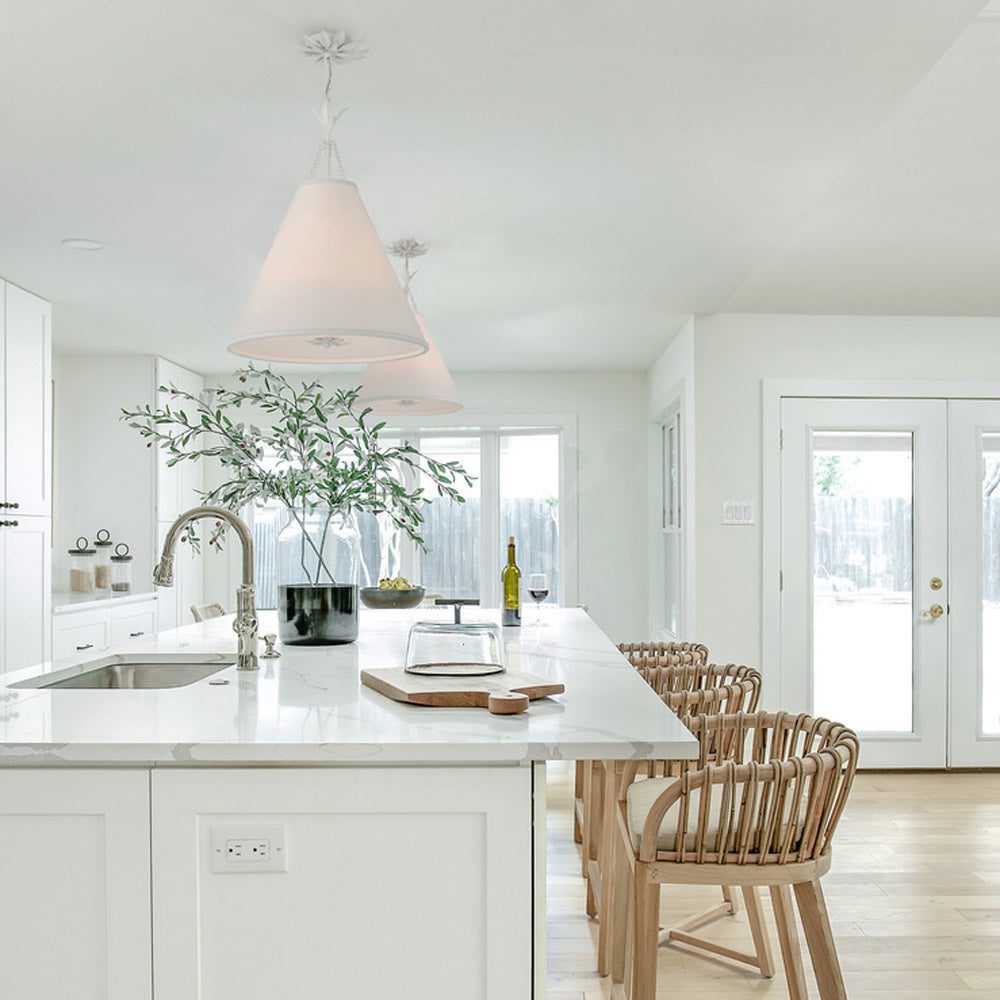 Broche Pendant Light in dinning room.