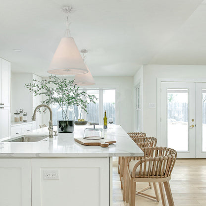 Broche Pendant Light in dinning room.
