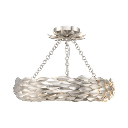 Broche Ring Semi Flush Mount Ceiling Light.