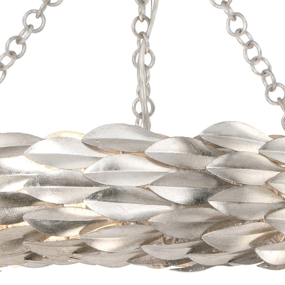 Broche Ring Semi Flush Mount Ceiling Light in Detail.