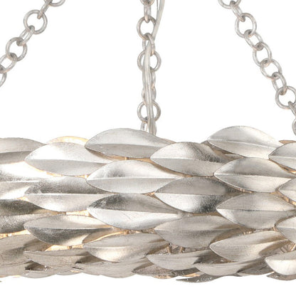 Broche Ring Semi Flush Mount Ceiling Light in Detail.