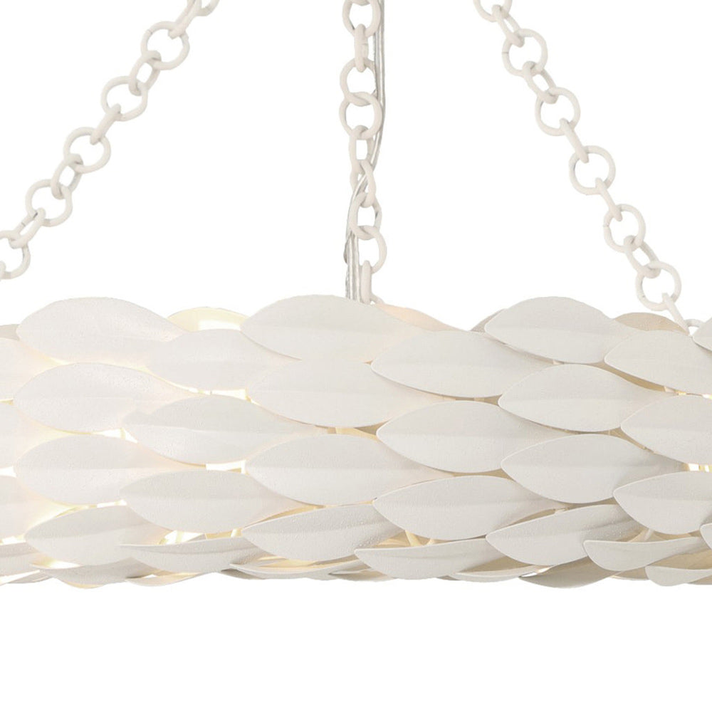 Broche Ring Semi Flush Mount Ceiling Light in Detail.