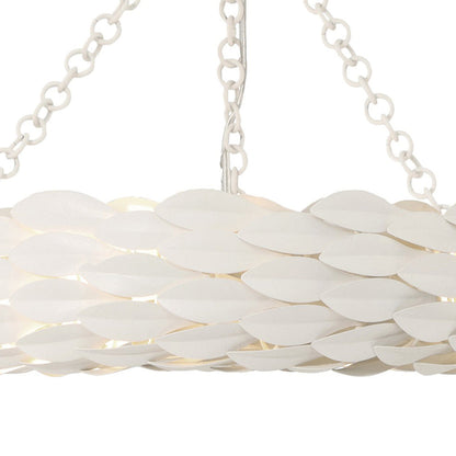 Broche Ring Semi Flush Mount Ceiling Light in Detail.