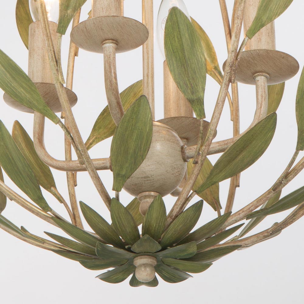 Broche Sphere Chandelier in Detail.