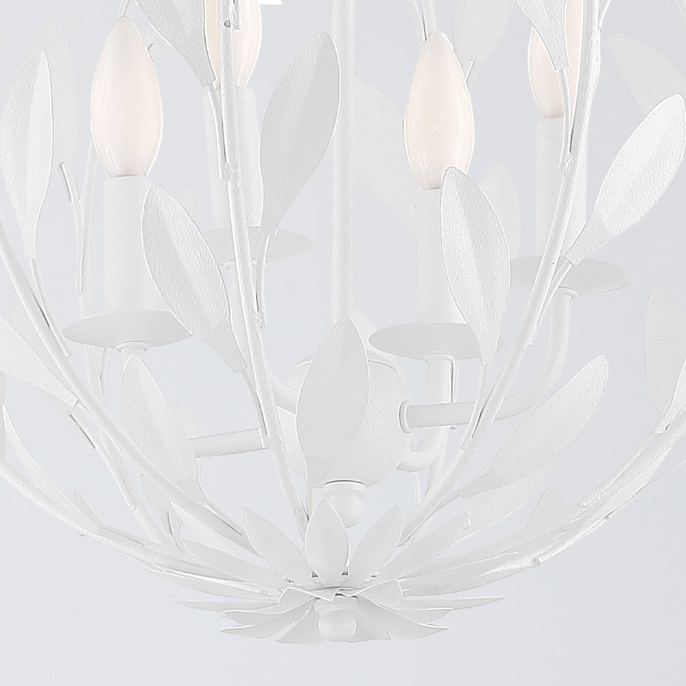 Broche Sphere Chandelier in Detail.