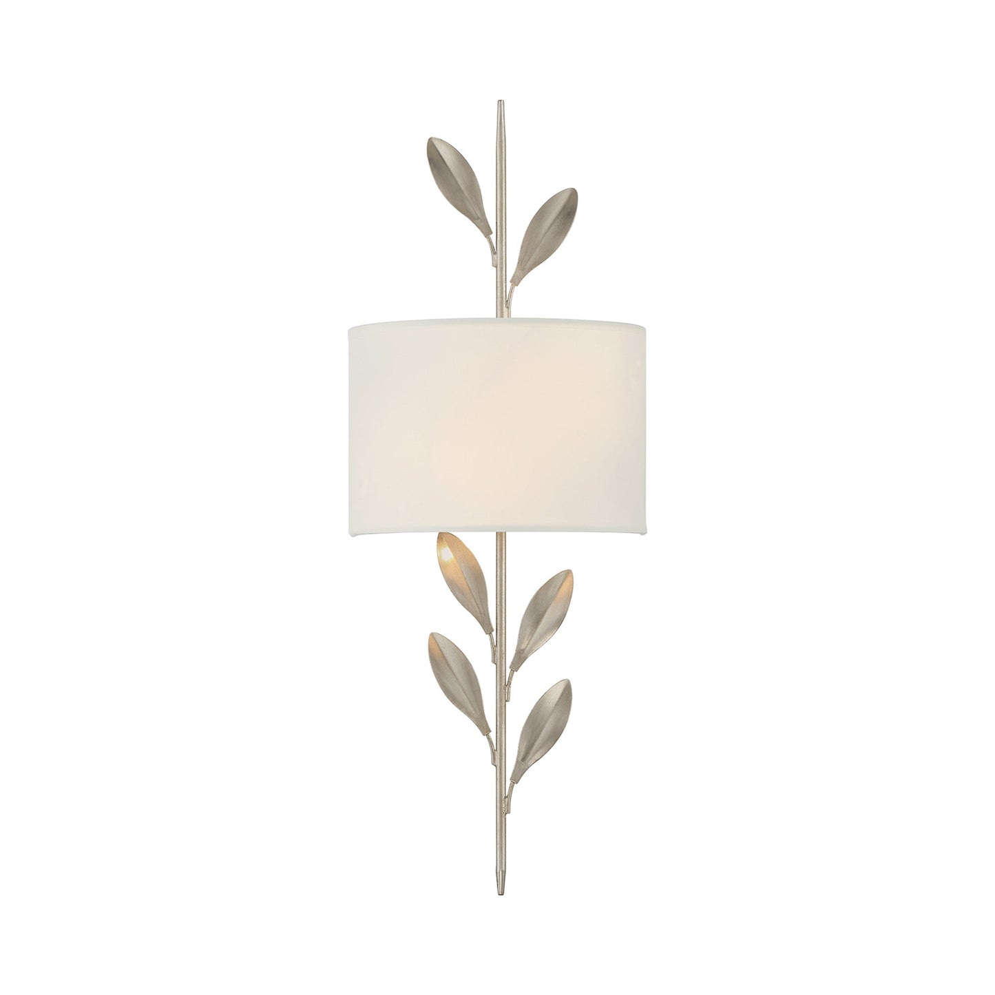 Broche Wall Light in Antique Silver (8.5-Inch).