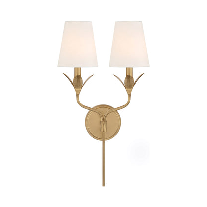 Broche Wall Light in Antique Gold (12-Inch).