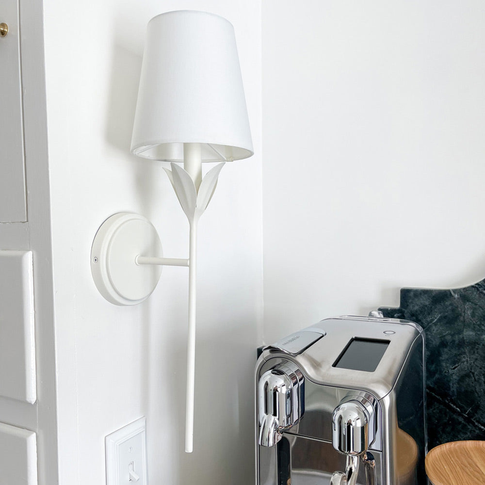 Broche Wall Light in living room.