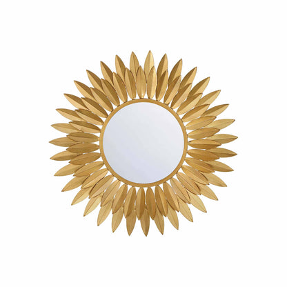 Broche Wall Mirror in Antique Gold (20-Inch).