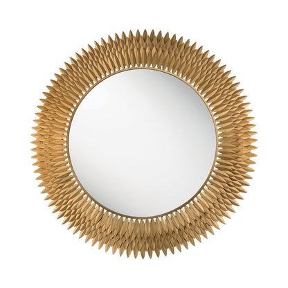 Broche Wall Mirror in Antique Gold (46.75-Inch).
