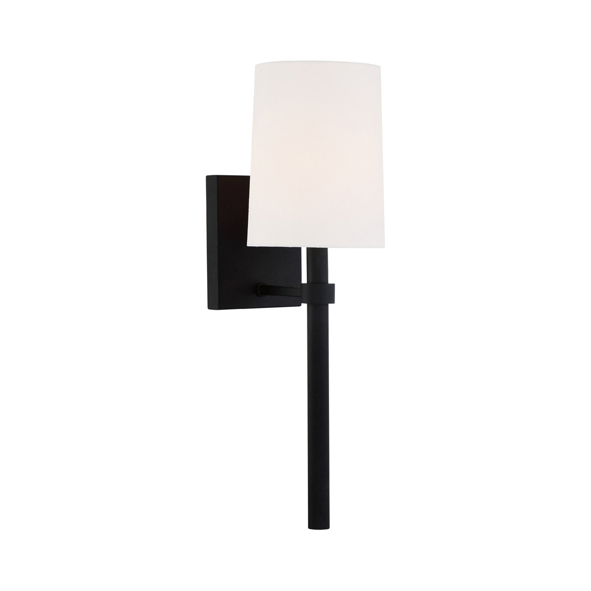 Bromley Wall Light in Black Forged (1-Light).