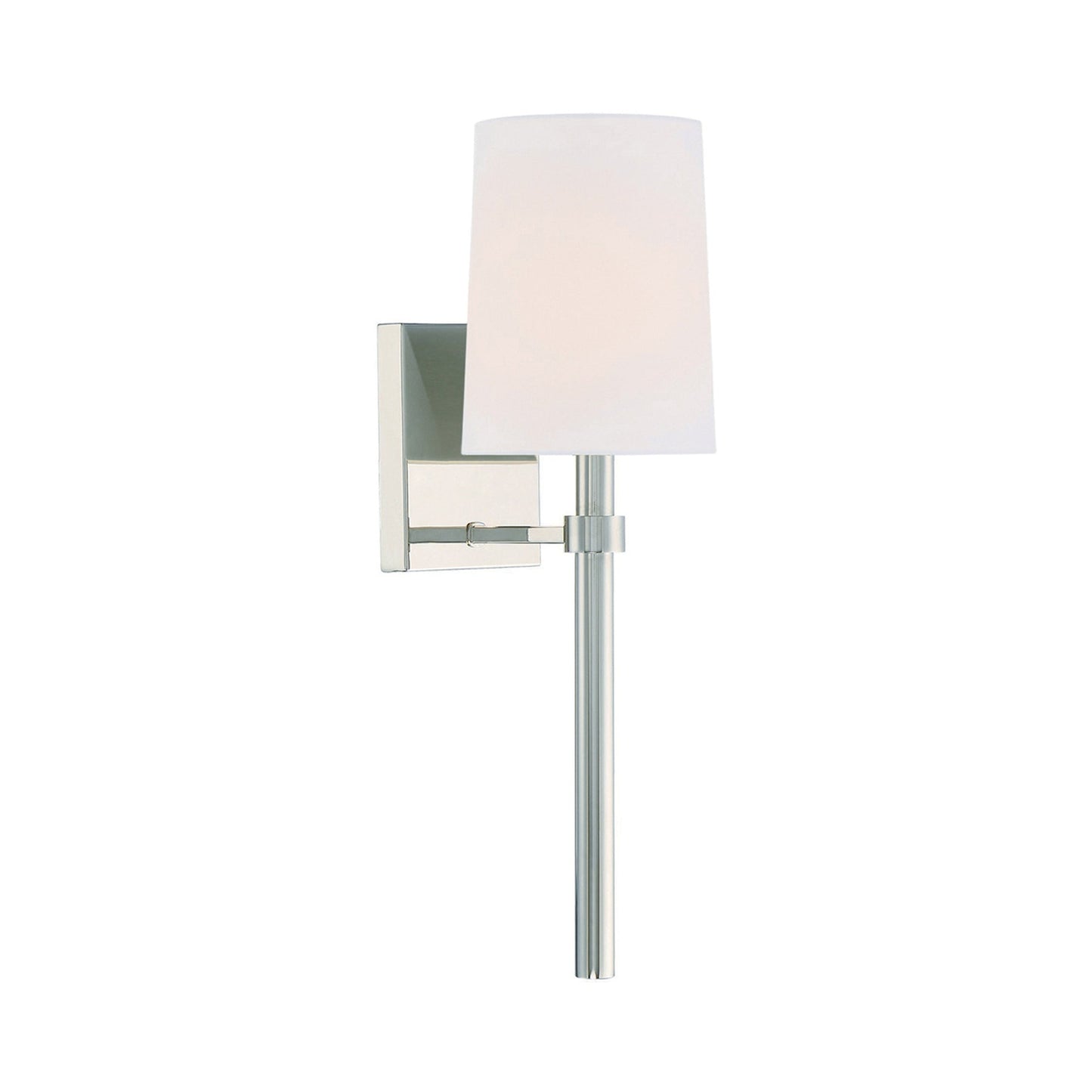 Bromley Wall Light in Polished Nickel (1-Light).